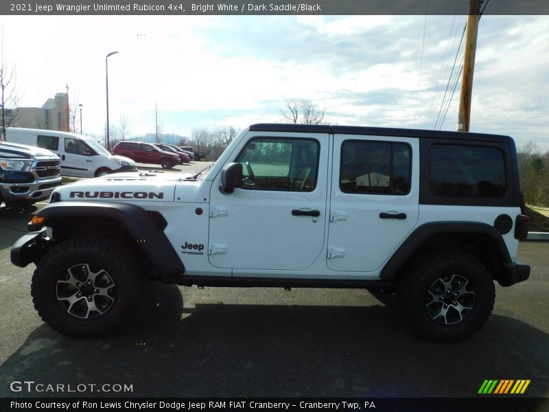 Bright White / Dark Saddle/Black 2021 Jeep Wrangler Unlimited Rubicon 4x4