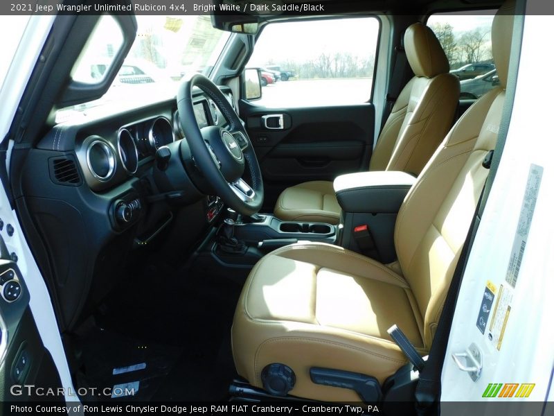 Bright White / Dark Saddle/Black 2021 Jeep Wrangler Unlimited Rubicon 4x4