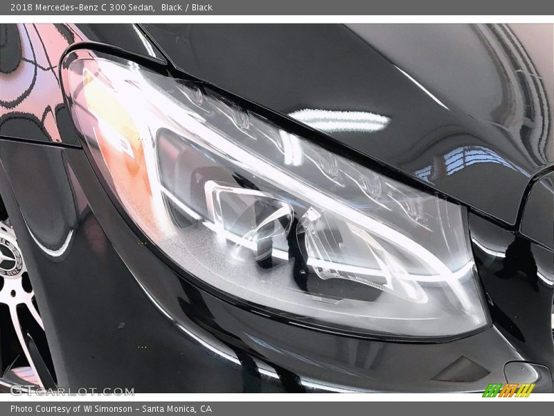 Black / Black 2018 Mercedes-Benz C 300 Sedan