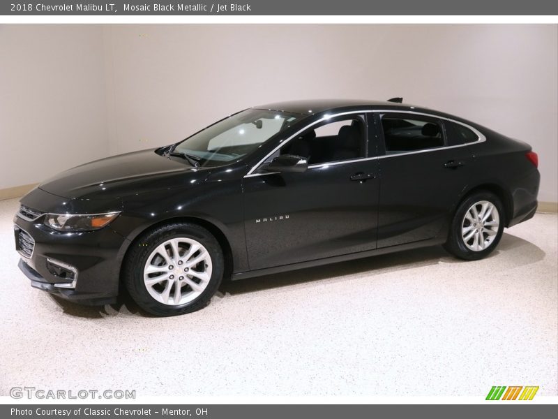 Mosaic Black Metallic / Jet Black 2018 Chevrolet Malibu LT