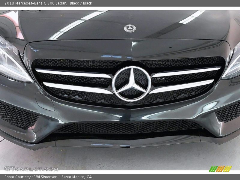 Black / Black 2018 Mercedes-Benz C 300 Sedan