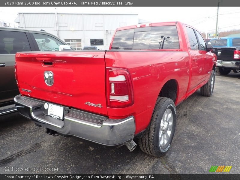 Flame Red / Black/Diesel Gray 2020 Ram 2500 Big Horn Crew Cab 4x4