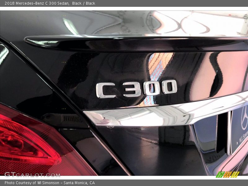 Black / Black 2018 Mercedes-Benz C 300 Sedan