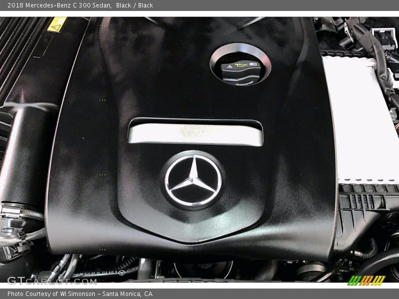 Black / Black 2018 Mercedes-Benz C 300 Sedan