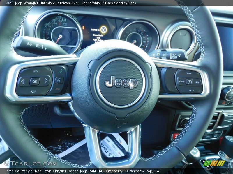 Bright White / Dark Saddle/Black 2021 Jeep Wrangler Unlimited Rubicon 4x4