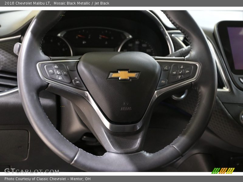 Mosaic Black Metallic / Jet Black 2018 Chevrolet Malibu LT