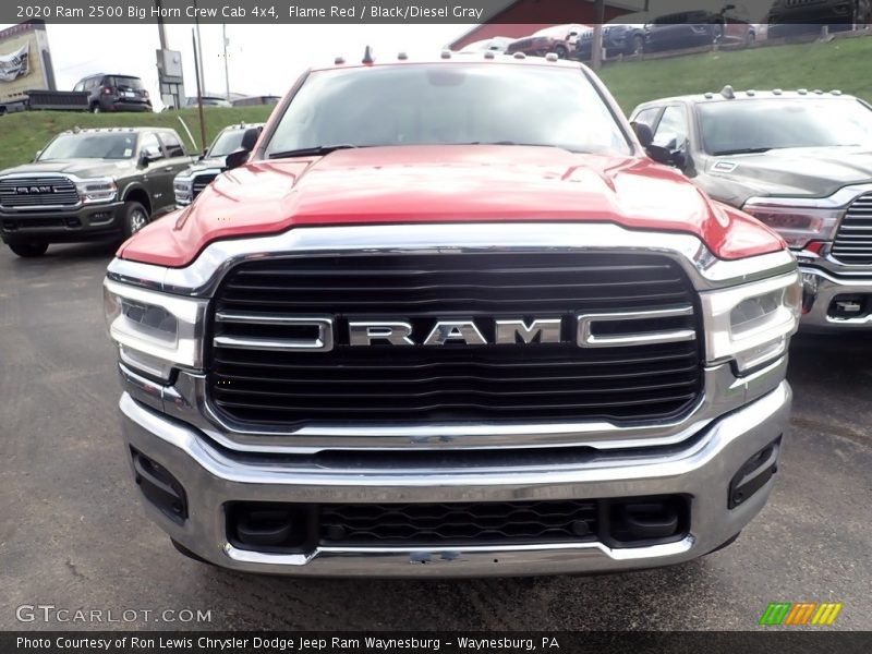 Flame Red / Black/Diesel Gray 2020 Ram 2500 Big Horn Crew Cab 4x4