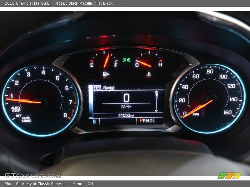 Mosaic Black Metallic / Jet Black 2018 Chevrolet Malibu LT