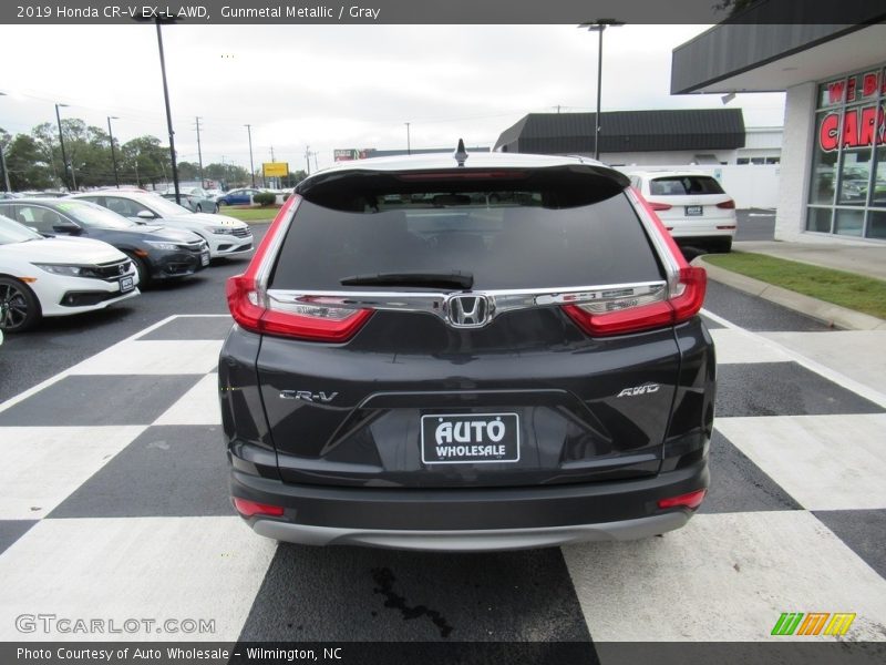 Gunmetal Metallic / Gray 2019 Honda CR-V EX-L AWD