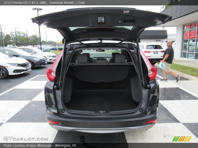 Gunmetal Metallic / Gray 2019 Honda CR-V EX-L AWD