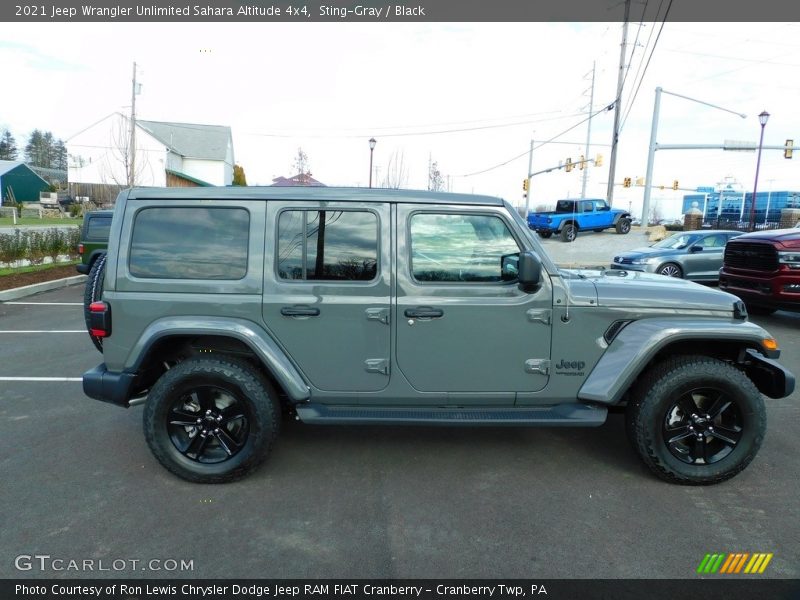 Sting-Gray / Black 2021 Jeep Wrangler Unlimited Sahara Altitude 4x4