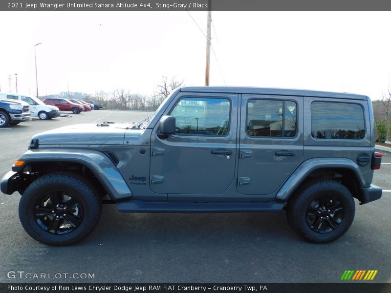 Sting-Gray / Black 2021 Jeep Wrangler Unlimited Sahara Altitude 4x4