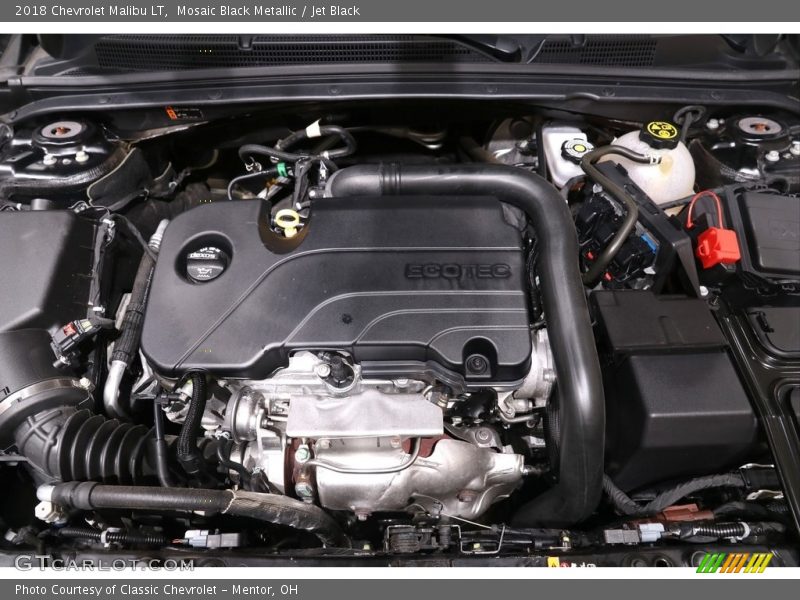 Mosaic Black Metallic / Jet Black 2018 Chevrolet Malibu LT