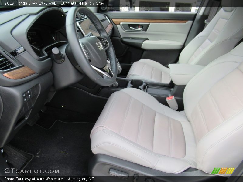 Gunmetal Metallic / Gray 2019 Honda CR-V EX-L AWD