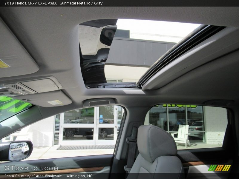Gunmetal Metallic / Gray 2019 Honda CR-V EX-L AWD