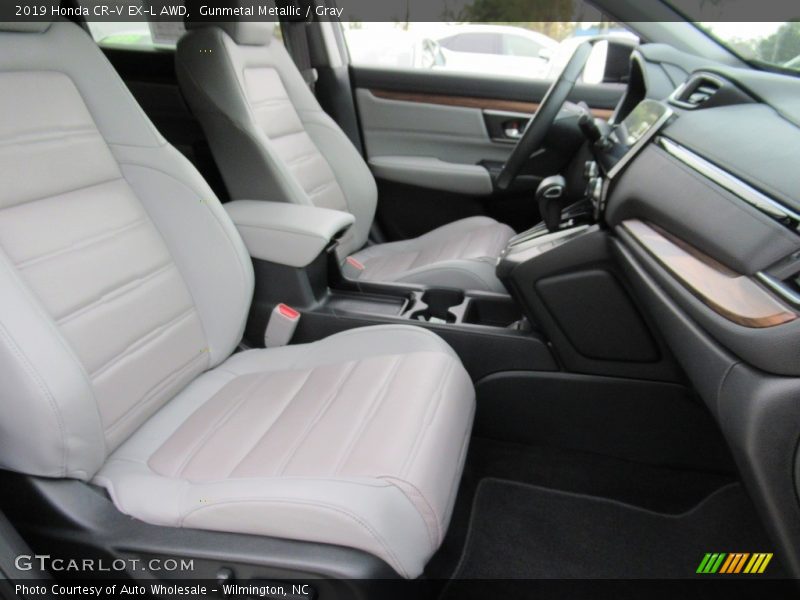 Gunmetal Metallic / Gray 2019 Honda CR-V EX-L AWD