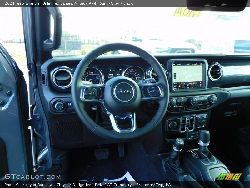 Dashboard of 2021 Wrangler Unlimited Sahara Altitude 4x4