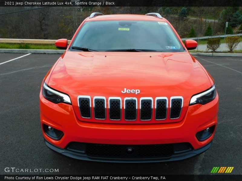 Spitfire Orange / Black 2021 Jeep Cherokee Latitude Lux 4x4