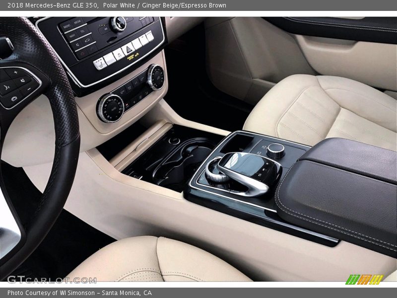 Polar White / Ginger Beige/Espresso Brown 2018 Mercedes-Benz GLE 350