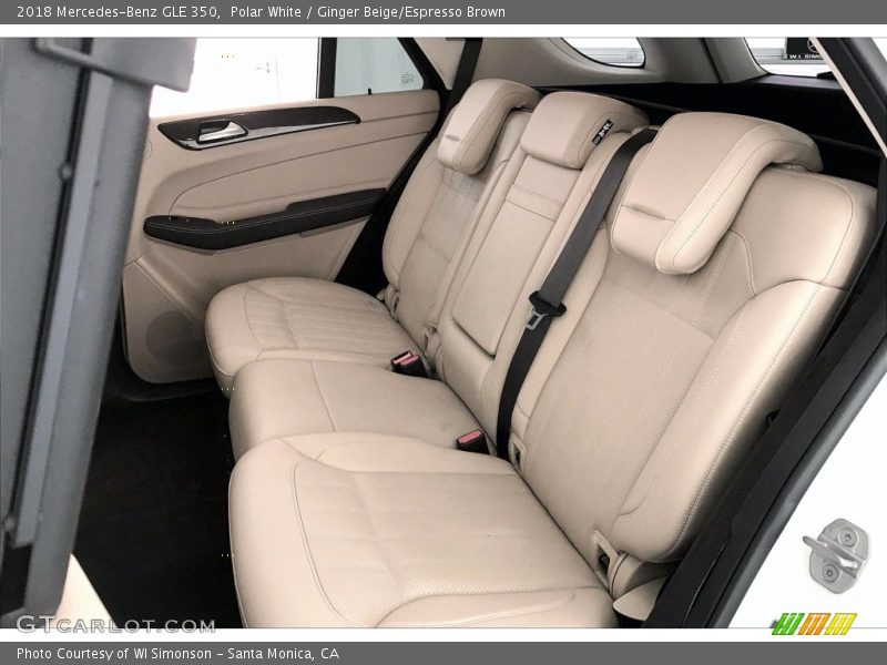 Polar White / Ginger Beige/Espresso Brown 2018 Mercedes-Benz GLE 350