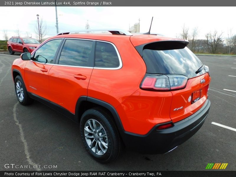 Spitfire Orange / Black 2021 Jeep Cherokee Latitude Lux 4x4