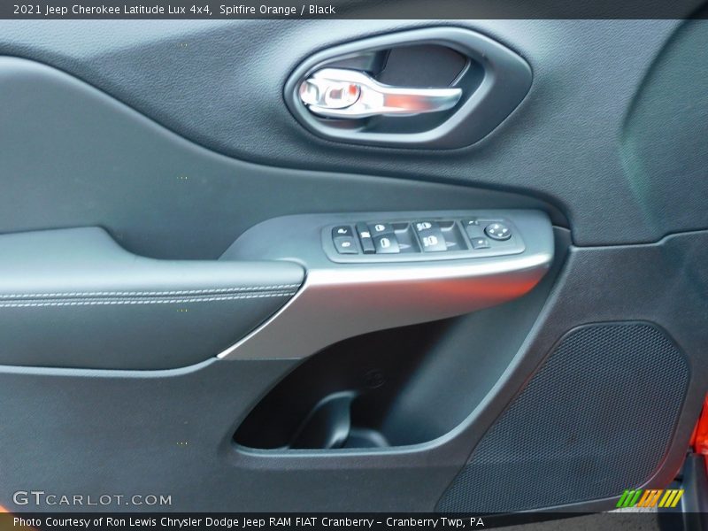 Spitfire Orange / Black 2021 Jeep Cherokee Latitude Lux 4x4