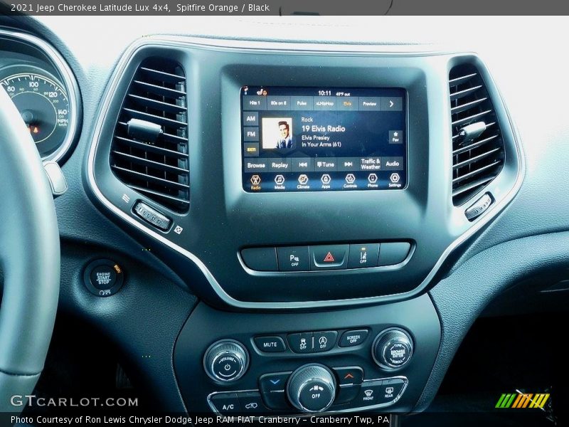 Controls of 2021 Cherokee Latitude Lux 4x4