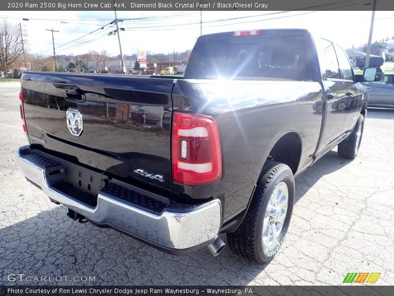 Diamond Black Crystal Pearl / Black/Diesel Gray 2020 Ram 2500 Big Horn Crew Cab 4x4