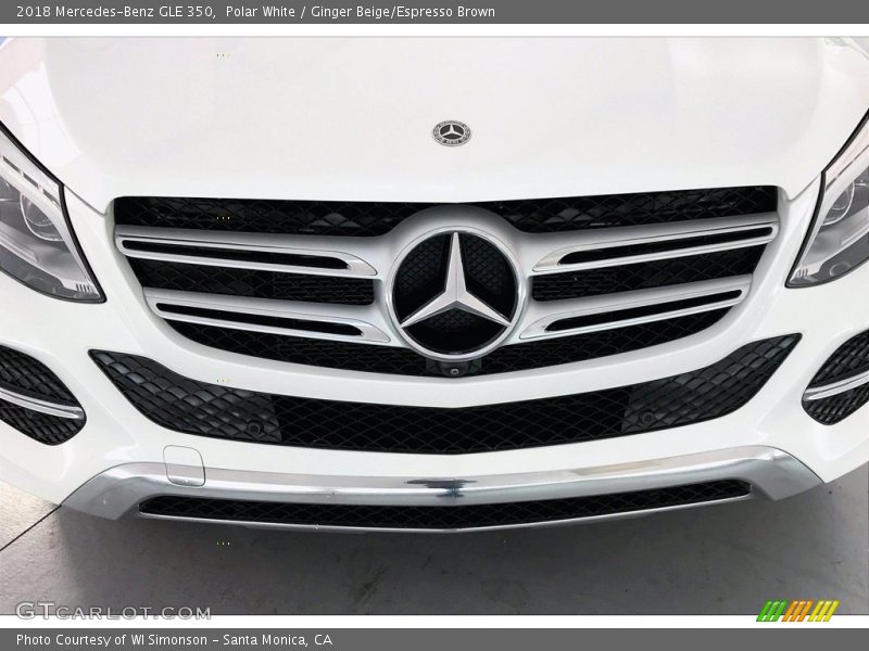 Polar White / Ginger Beige/Espresso Brown 2018 Mercedes-Benz GLE 350