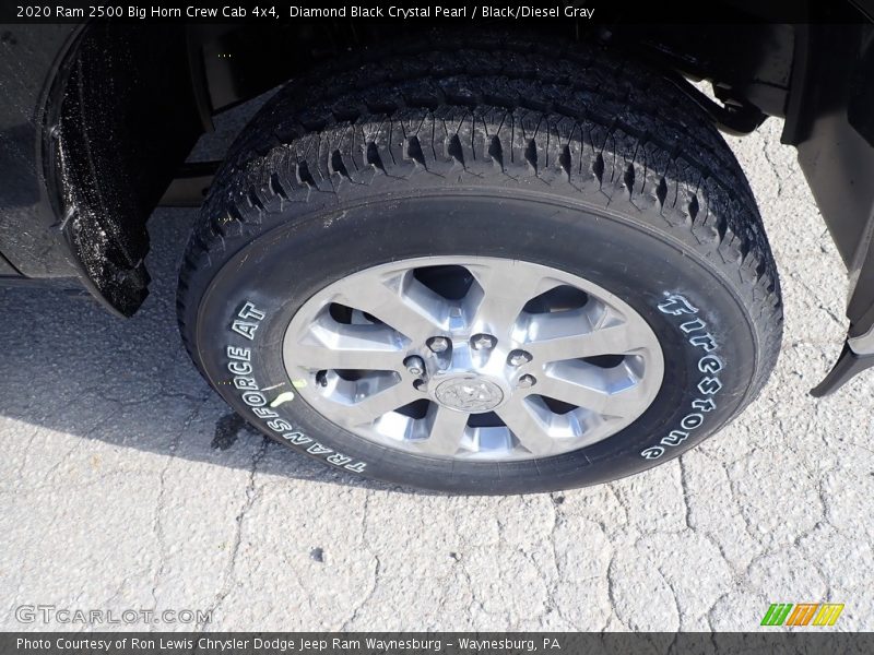 Diamond Black Crystal Pearl / Black/Diesel Gray 2020 Ram 2500 Big Horn Crew Cab 4x4