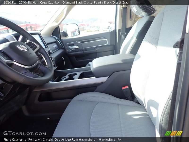 Diamond Black Crystal Pearl / Black/Diesel Gray 2020 Ram 2500 Big Horn Crew Cab 4x4