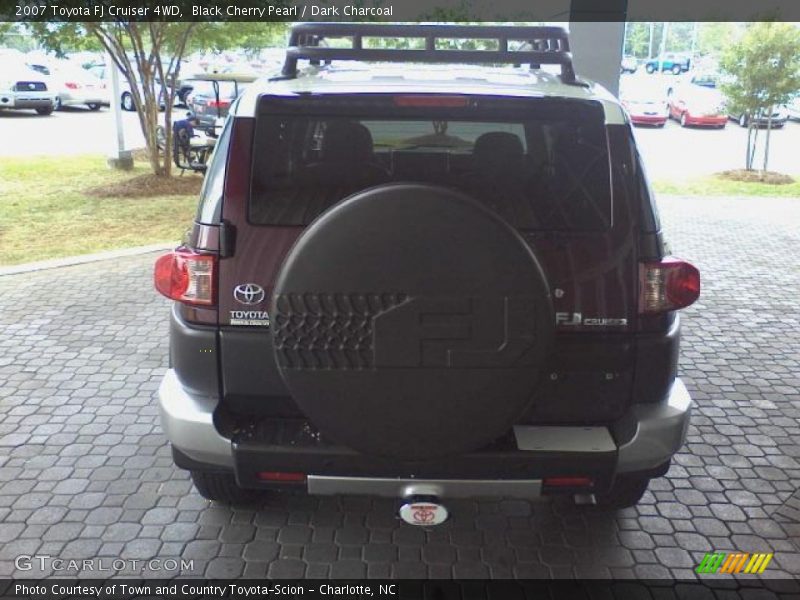 Black Cherry Pearl / Dark Charcoal 2007 Toyota FJ Cruiser 4WD