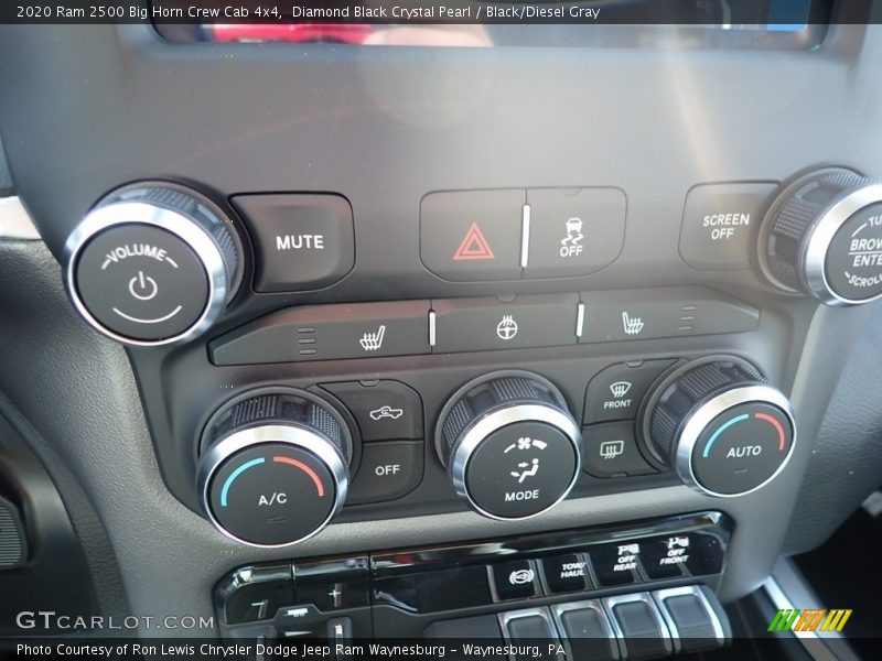 Diamond Black Crystal Pearl / Black/Diesel Gray 2020 Ram 2500 Big Horn Crew Cab 4x4