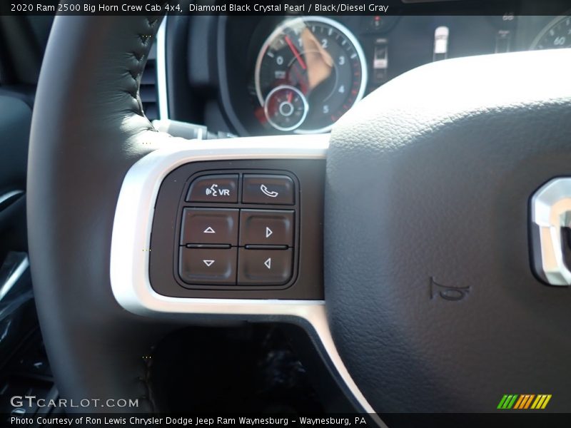Diamond Black Crystal Pearl / Black/Diesel Gray 2020 Ram 2500 Big Horn Crew Cab 4x4