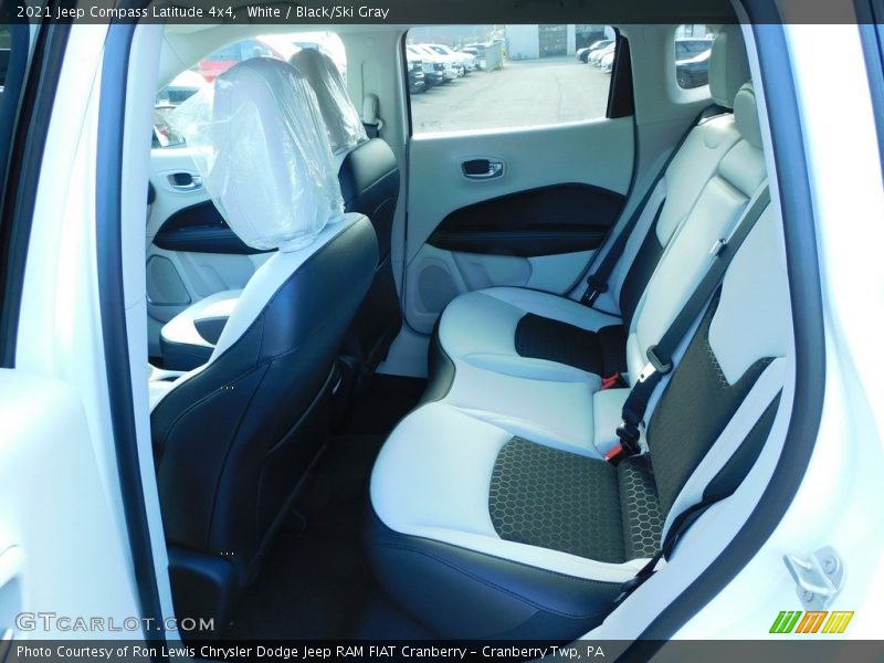 White / Black/Ski Gray 2021 Jeep Compass Latitude 4x4