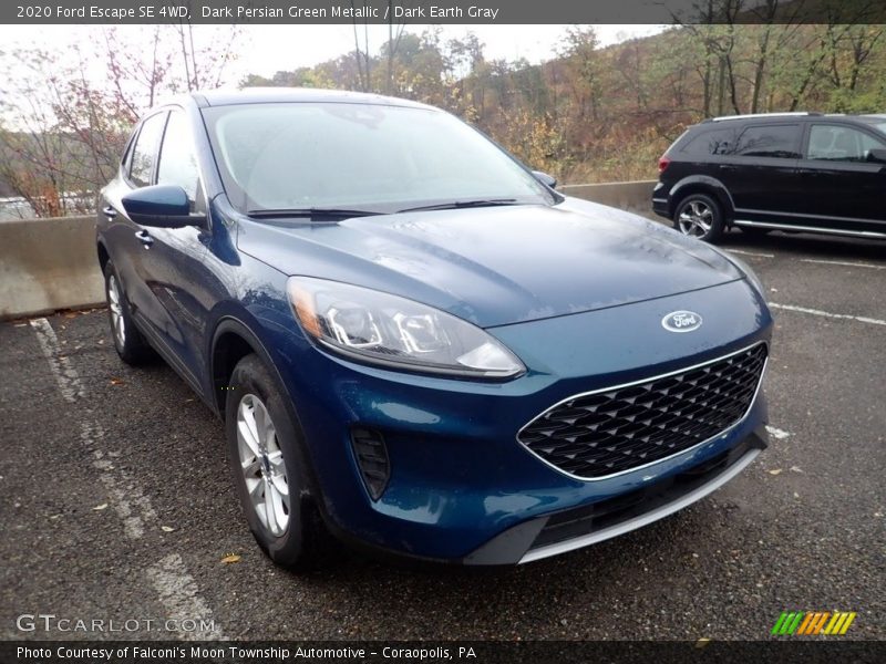 Dark Persian Green Metallic / Dark Earth Gray 2020 Ford Escape SE 4WD