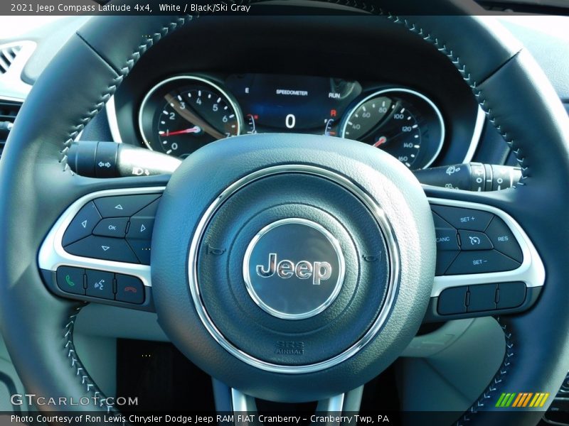 White / Black/Ski Gray 2021 Jeep Compass Latitude 4x4
