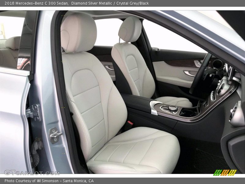 Diamond Silver Metallic / Crystal Grey/Black 2018 Mercedes-Benz C 300 Sedan
