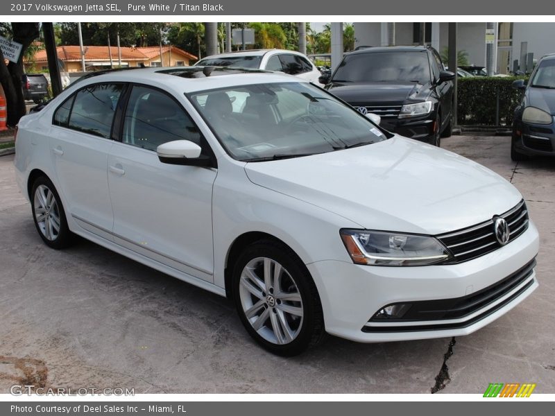 Front 3/4 View of 2017 Jetta SEL