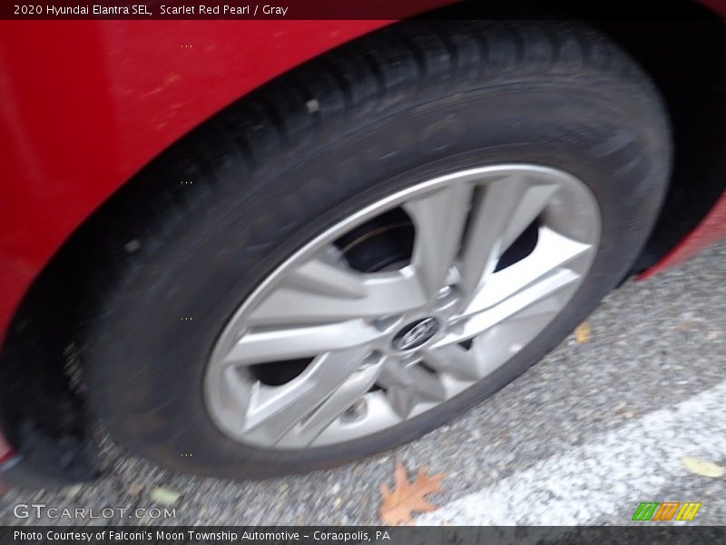 Scarlet Red Pearl / Gray 2020 Hyundai Elantra SEL