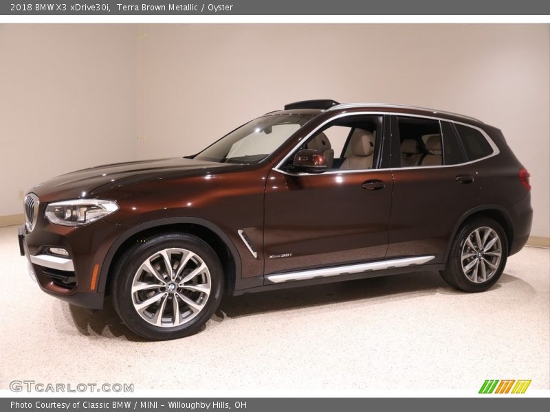 Terra Brown Metallic / Oyster 2018 BMW X3 xDrive30i
