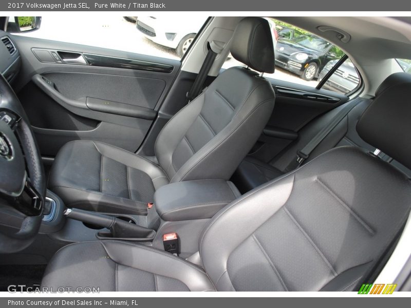 Front Seat of 2017 Jetta SEL