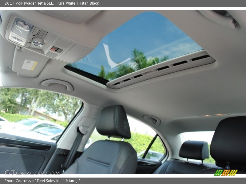 Sunroof of 2017 Jetta SEL
