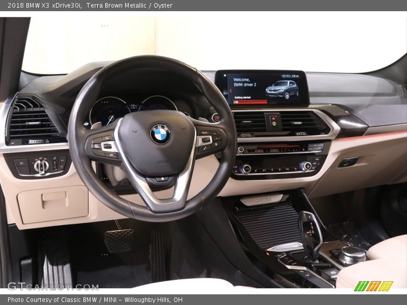 Terra Brown Metallic / Oyster 2018 BMW X3 xDrive30i