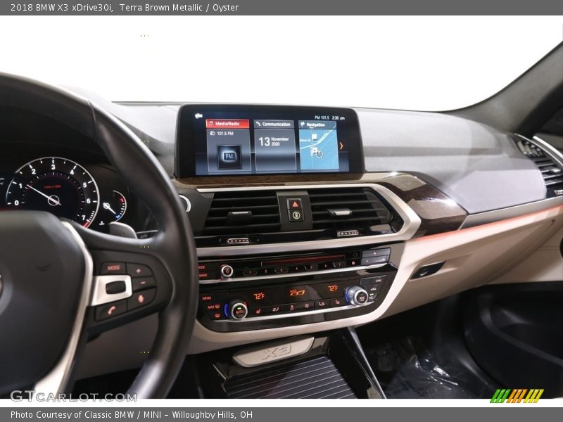 Terra Brown Metallic / Oyster 2018 BMW X3 xDrive30i