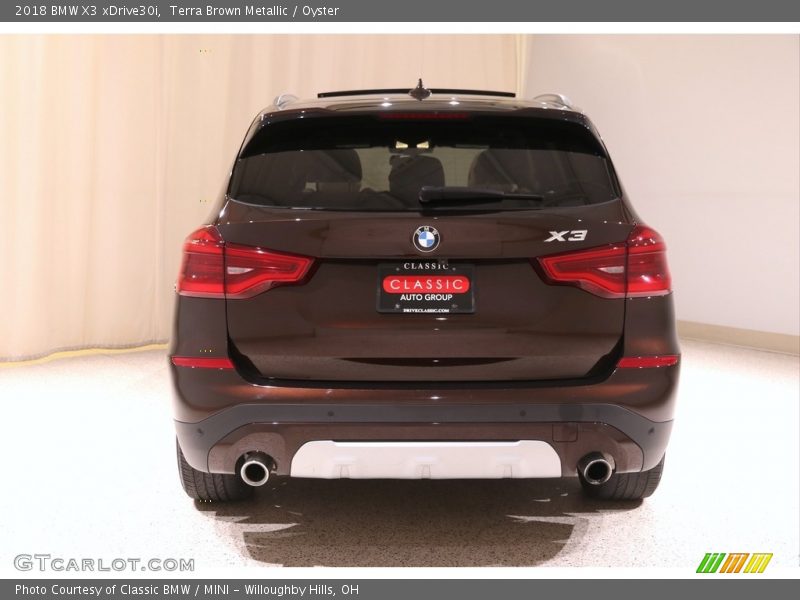 Terra Brown Metallic / Oyster 2018 BMW X3 xDrive30i