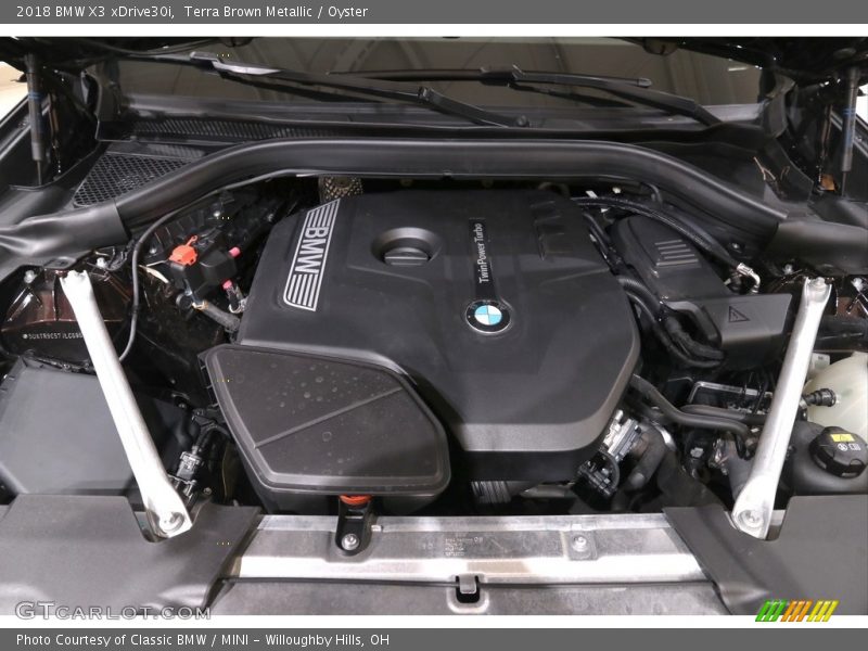 Terra Brown Metallic / Oyster 2018 BMW X3 xDrive30i