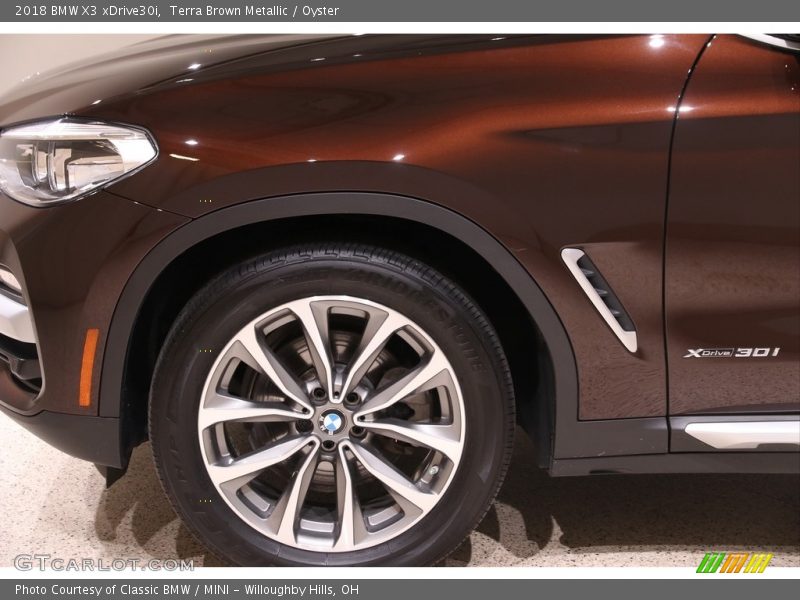 Terra Brown Metallic / Oyster 2018 BMW X3 xDrive30i