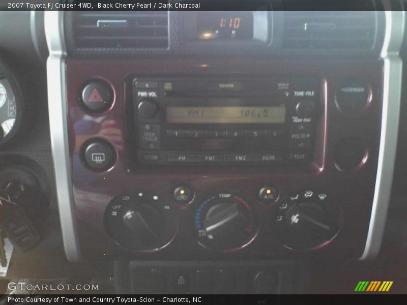 Black Cherry Pearl / Dark Charcoal 2007 Toyota FJ Cruiser 4WD