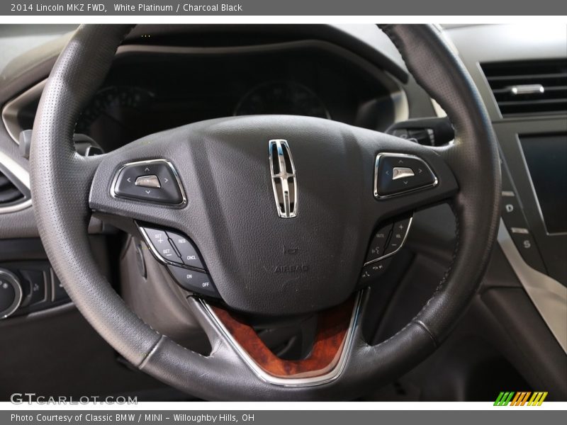 White Platinum / Charcoal Black 2014 Lincoln MKZ FWD